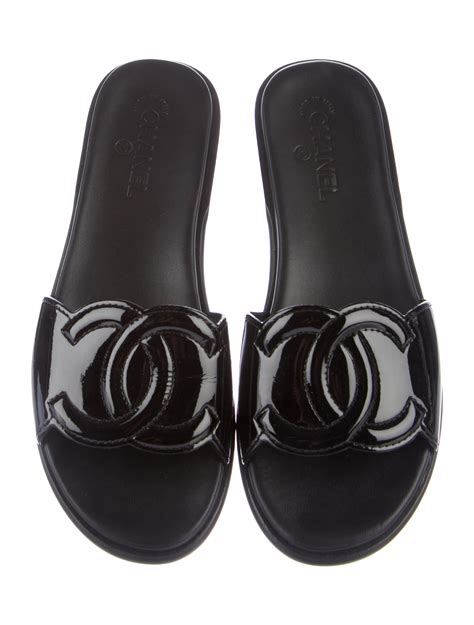 chanel slide sandals|Chanel cold trip slide sandals.